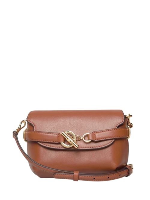 Blaike small leather shoulder bag LAUREN RALPH LAUREN | BLKE SM CRS.TAN